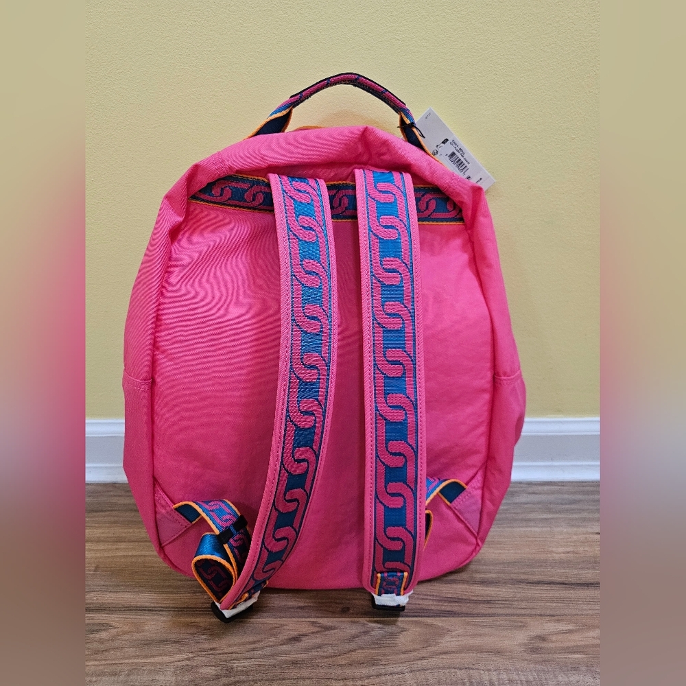 Kipling Seoul Flash Pink Chain backpack, large - Picture 3 of 13